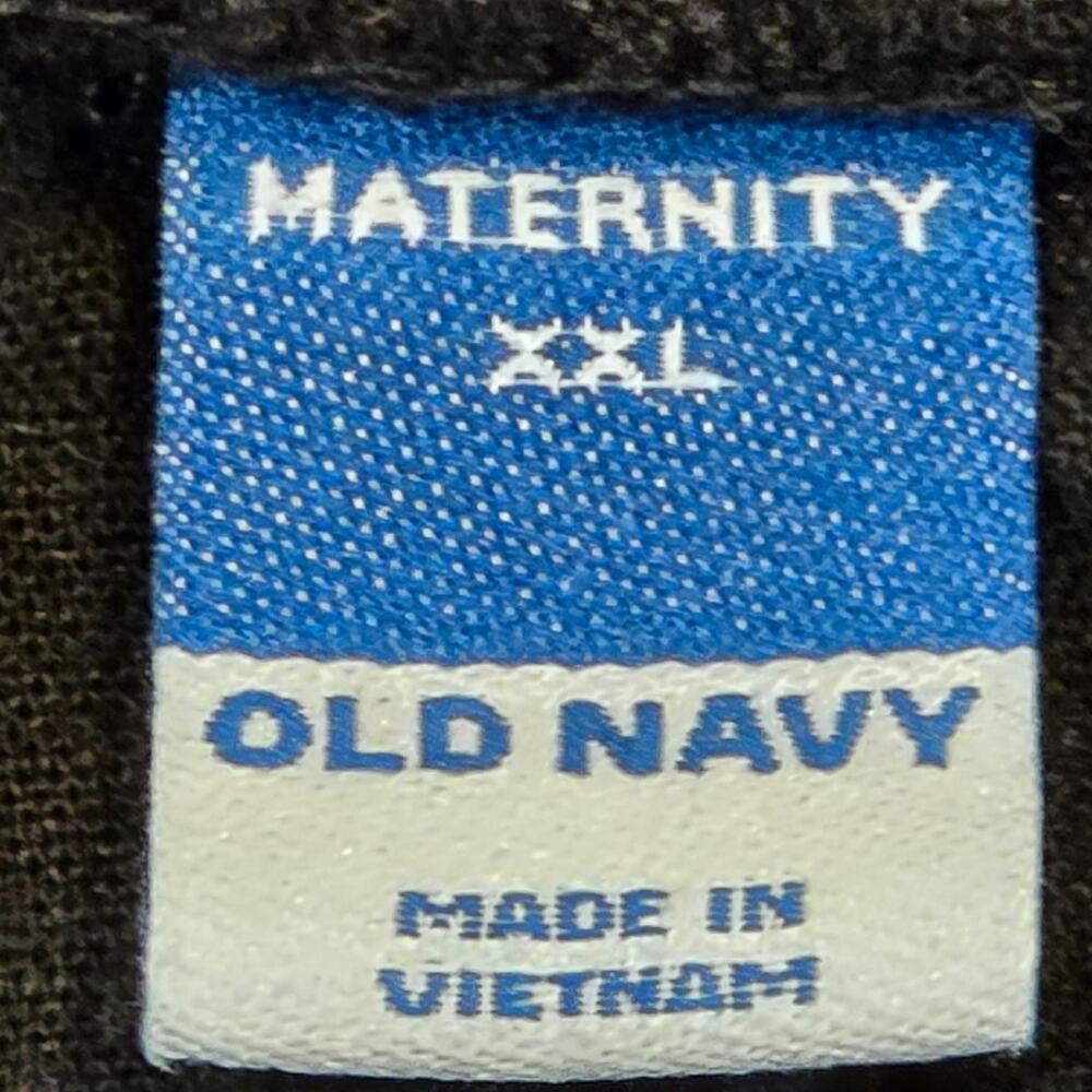 Old Navy Maternity XXL, Black Linen Blend Skort: Casual Minimalist Everyday Wear - Picture 3 of 11